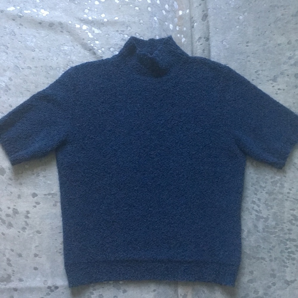 Joan & David short sleeved turtleneck sweater